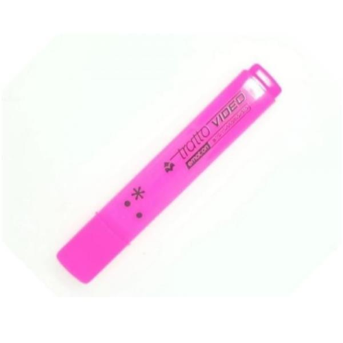 TRATTO VIDEO EMOTION EVIDENZIATORE PUNTA A SCALPELLO FUCSIA CONF 12 Pz.